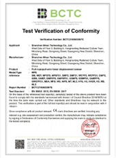 拉绳位移传感器CE证书